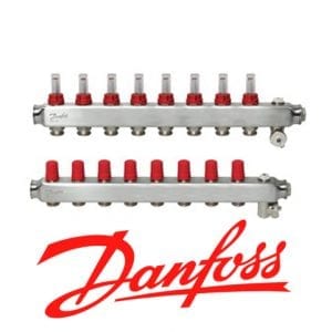 Danfoss 8’li Paslanmaz Çelik kollektör seti